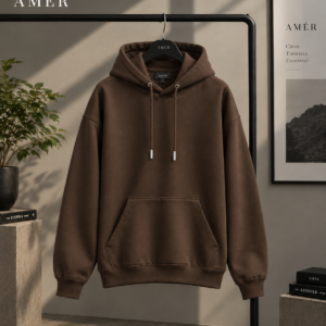 AMÉR Oversized Hoodie – Coffee